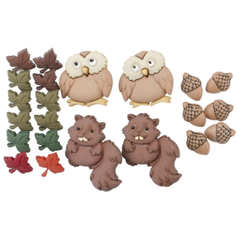 Paquete Boton Woodland Critters